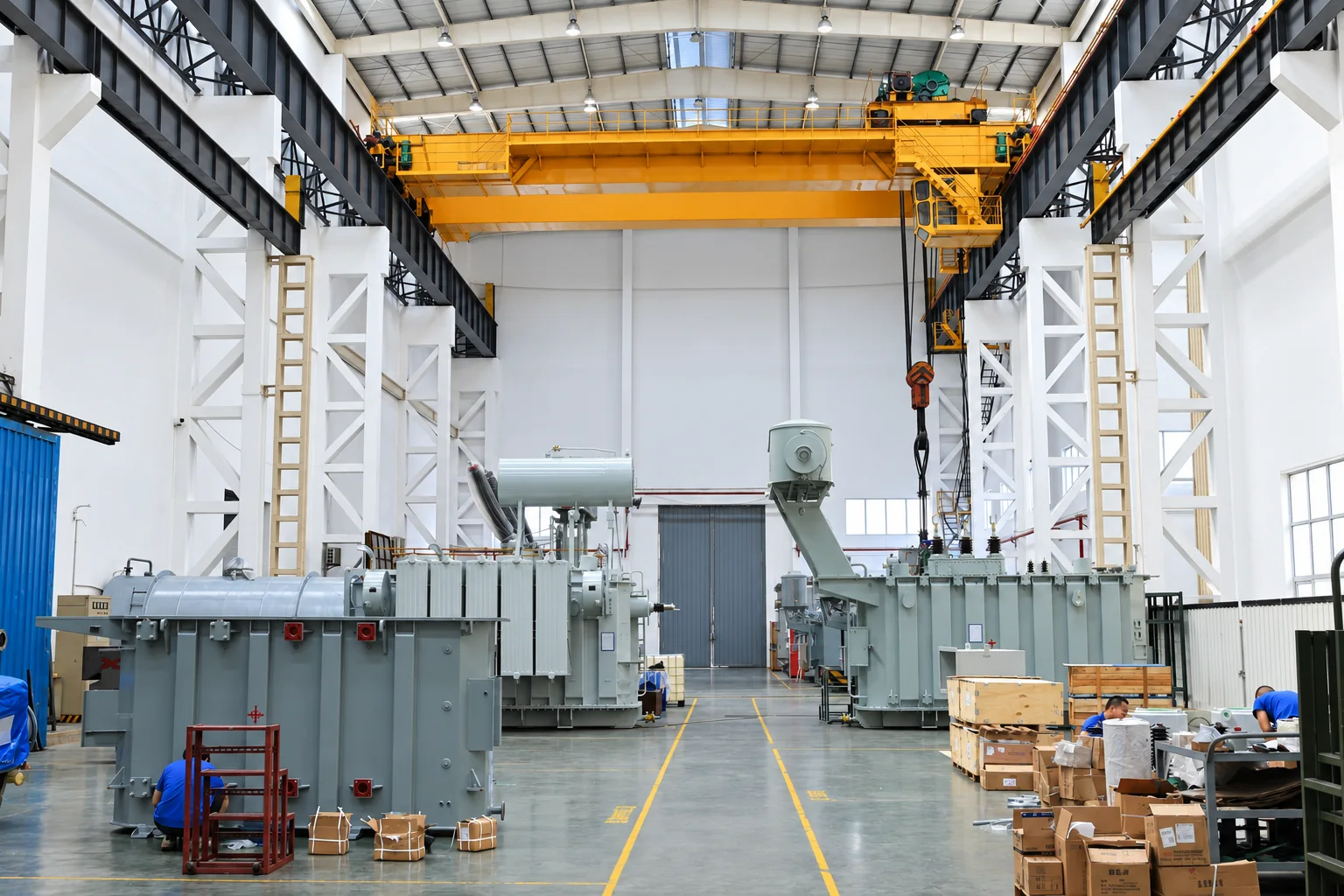 HKXR POWER transformer factory assembly floor