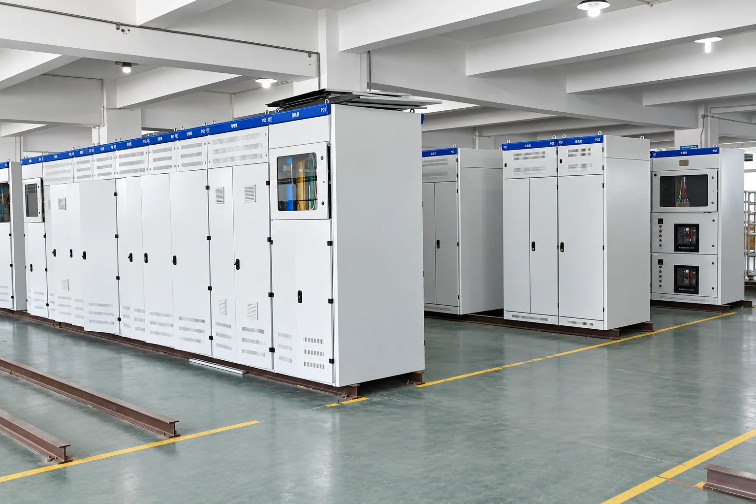 Power distribution equipment in an assembly workshop